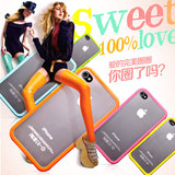 iPhone4 信号圈 4S手机保护壳 外套 个性甜甜圈 2012新款超薄壳子