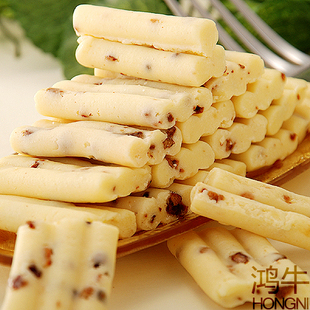  【鸿牛】红枣牛奶酪 超好吃的夹心奶酪片 吃不胖零嘴 零食158g