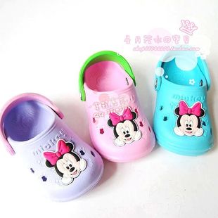  新款 迪斯尼专柜正品 儿童宝宝花园鞋 女童凉鞋 洞洞鞋沙滩鞋