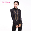 COCOON可可尼新品泡泡袖打底针织上衣原价499元304103032