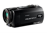aigo爱国者数码摄像机AHD-X8 投影DV 8倍光变 1080P高清摄像