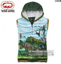 美国街头服饰大牌 Ecko unltd犀牛 男士无袖卫衣