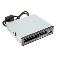 SSK飚王内置软驱位读卡器/读TF SD CF MS 多卡同时读写/SCRI003