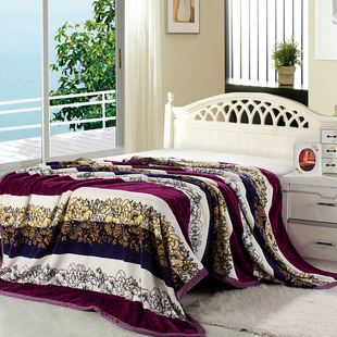  雅鹿家纺 毛毯 加厚 珊瑚绒毯子 法兰绒毯 毯子 特价 珊瑚绒毛毯