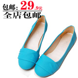 包邮2012新款正品韩版女鞋子公主鞋可爱娃娃鞋女式平底鞋平跟单鞋