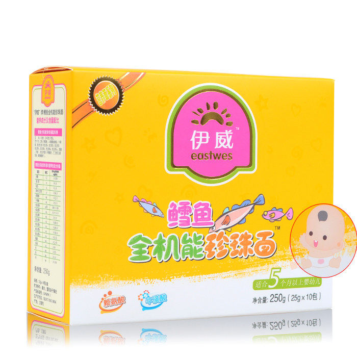 伊威 鳕鱼全机能珍珠面250g (适合6个月以上)