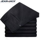 JeanJack品质男装2012春装新款厚款纯棉男士直筒休闲裤 男 简圣骑