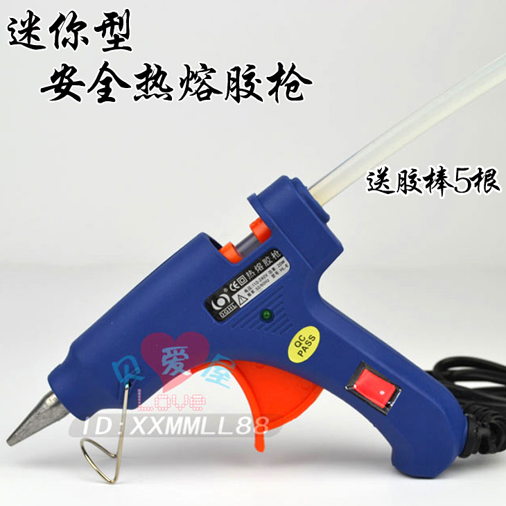 特卖 手工热熔胶枪 电热胶粘帖工具 迷你型带指示灯开关 送胶棒在类目 五金/工具, 手动工具, 其他手动工具, 热胶枪中 - 来自Buy2taobao.com提供专业的淘宝代购服务