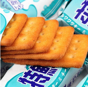  3份江浙沪皖包邮 特鲜炼奶起士饼干苏打600g美食特产零食小吃