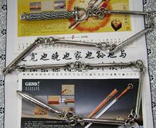 软兵器 仿不锈钢九节鞭 软鞭 武术器械