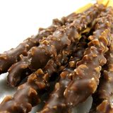 韩国进口食品 乐天杏仁夹心甜饼干棒棒饼32克绿盒 特产零食小吃