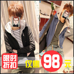 2012新款春装 韩版时尚男装卫衣修身外套男春秋情侣装卫衣 男潮