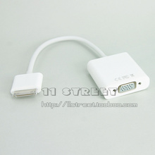 苹果 iPad 2 Dock Connector to VGA 视频/投影仪/连接线 转接线