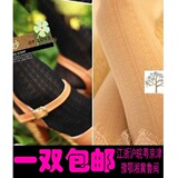 洛丽塔风格！唯美竖条复古镂空显瘦蕾丝袜 日本连裤袜 白色丝袜子
