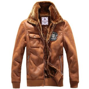  【诠渡良品】秋冬装新款男士保暖厚外套修身夹克 男#82289