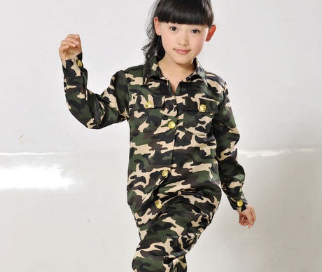 儿童军装幼儿园中小学生男童女童迷彩服少儿军
