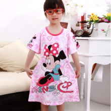 2013 new children's clothing children's pajamas new girls summer cute girl princess nightgown nightdress children