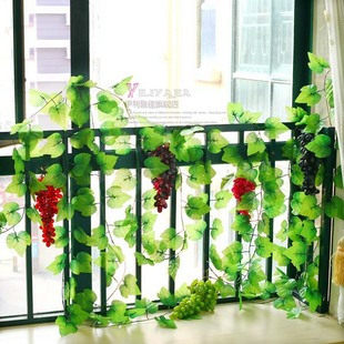 【宝贝分享-跟随购】仿真花 绢花 干花 假花 装饰 花 提子 葡萄叶