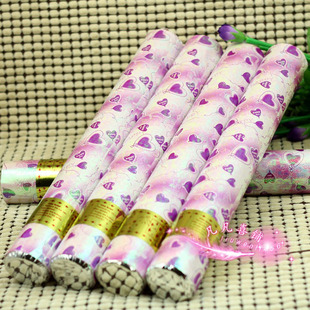  特价/仿真玫瑰花瓣加长礼花/礼炮礼宾花彩带/结婚/婚礼用品200g