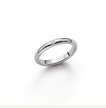 Joyería de plata esterlina comerciales al por mayor Tiffany nuevo / Tiffany anillo de diamantes sueltos de cuerpo de luz