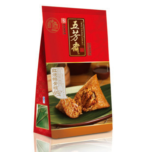  京津78包邮 280克五芳斋红烧排骨肉粽 嘉兴五芳斋粽子 端午节礼品