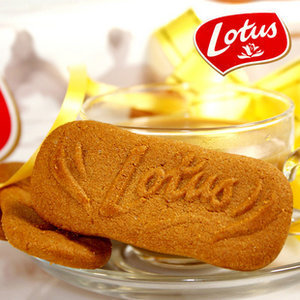  比利时原装进口食品 Lotus和情焦糖饼干250g克 真正咖啡好伴侣