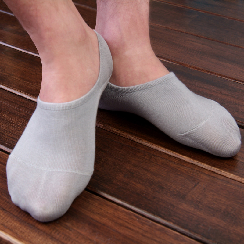 【连身袜】船袜 男士 袜子 男 短袜 隐形 浅口 夏季 船袜 女 防掉跟 6双包邮