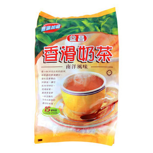  益昌老街 香滑无糖型拉奶茶15小包375g 无糖更健康