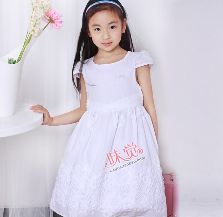 儿童裙子,<em>女童</em>棉布裙 女孩<em>连衣裙</em> 中童<em>连衣裙</em> 小