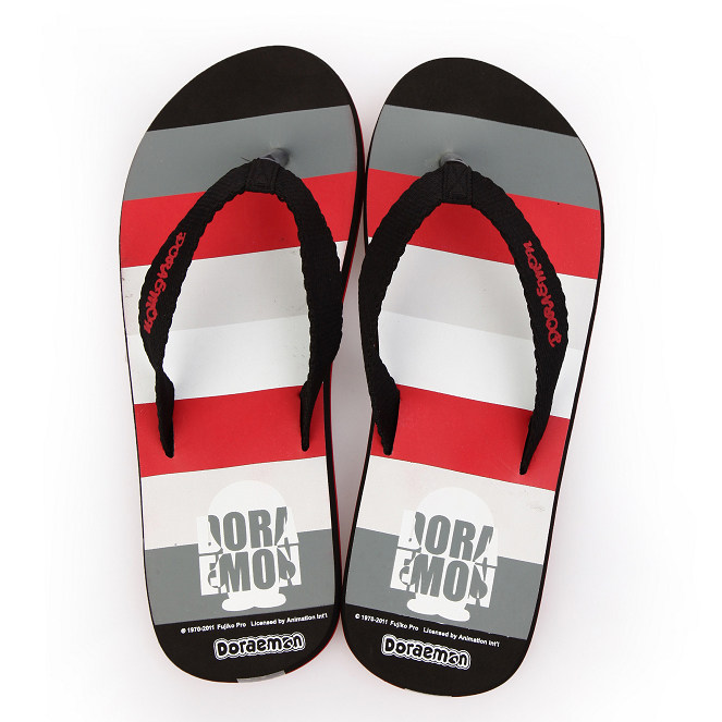 夏季酷恰恰拖鞋机器猫哆拉A梦班尼路人字拖男女人字情侣沙滩拖鞋