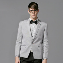 【春】 GXG 正品  男士时尚英伦休闲格纹西服#11101040