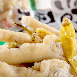  四川重庆特产零食辣的食品小吃 YOYU有友泡椒凤爪100g 山椒特价
