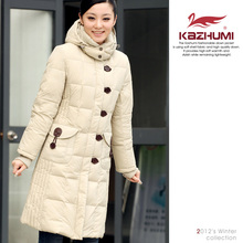 卡朱米 2012 专柜正品 新款 韓版修身显瘦 女裝长款 <span class=H>羽绒</span><span class=H>服</span> #2226