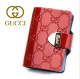Gucci/古奇卡包 银行卡包信用卡包牛漆皮名片包卡套卡册独立包装