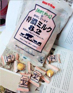  日本直送 UHA悠哈8.2乳脂肪特浓牛奶糖120(130)g 非国内生产放心