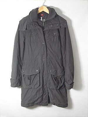 【悦己】实拍闲置 专柜正品<span class=H>es</span><span class=H>pr</span><span class=H>it</span> 工装连帽加厚棉服外套