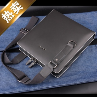  斜挎包 男士单肩包 耐磨牛皮背包 IPAD2平板电脑包商务包正品男包