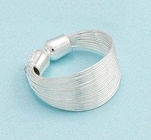tiffany anillo, varias líneas de cola de anillo Nvjie cola ring ring dos