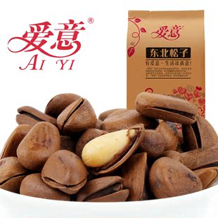  【爱意坚果】特产坚果特价 开口东北松子奶油味128克