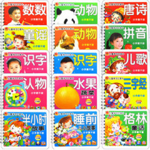 包邮 婴幼儿儿童学习口袋卡/0-3岁识字册 启蒙大卡片认知书(15册)