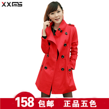 包邮 2011女时尚秋冬装新款品韩版 大码修身休闲 风衣 外套 大衣