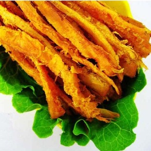  包邮 烧烤鱿鱼条 孜然味 福客来海鲜零食 手撕鱿鱼丝 250克