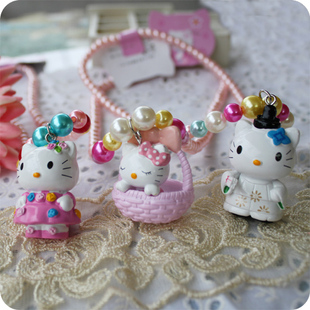  出口日本Hellokitty公主系列儿童项链女宝宝饰品公主项链 13款
