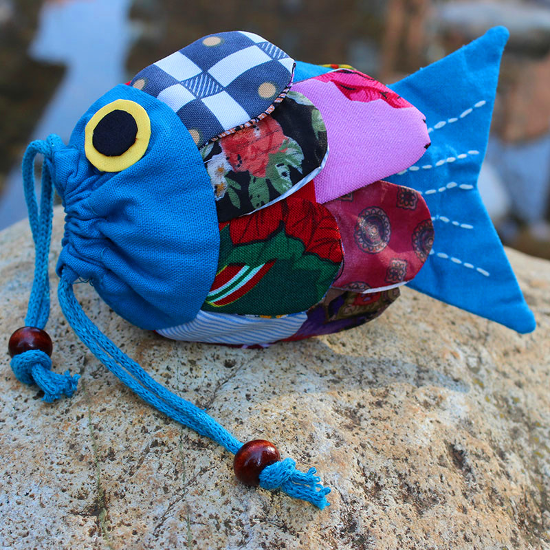 Yunnan Nation manual Cloth Carp Messenger packet Cartoon Purse Mini key bag Kids giftsin the Festive supplies/Gift , Gift ideas , Creative Wallets category - from Buy2taobao.com to provide professional Taobao agent buy service