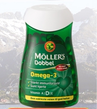 挪威原装 Mollers Dobbel深海鳕鱼最新版鱼肝油2瓶包邮2014.10