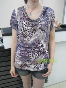 碧丝羽87款全真丝荡领上衣针织真丝T恤 桑蚕丝