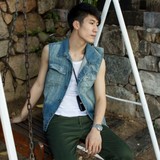 culk-祺艺 新款<em>坎肩</em> <em>马甲</em> 男士 韩版 <em>保暖</em> 连帽 秋