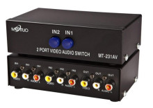 原装正品行货MT-231AV 2进1出 AV切换器 2路音视频切换器
