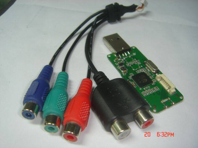 CX23102-11Z  USB视频采集卡 视频会议 色差采集
