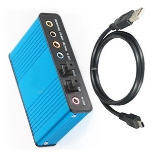 笔记本台式机usb外置光纤电脑，声卡网络混音，混响硬件笔记本5.1声道